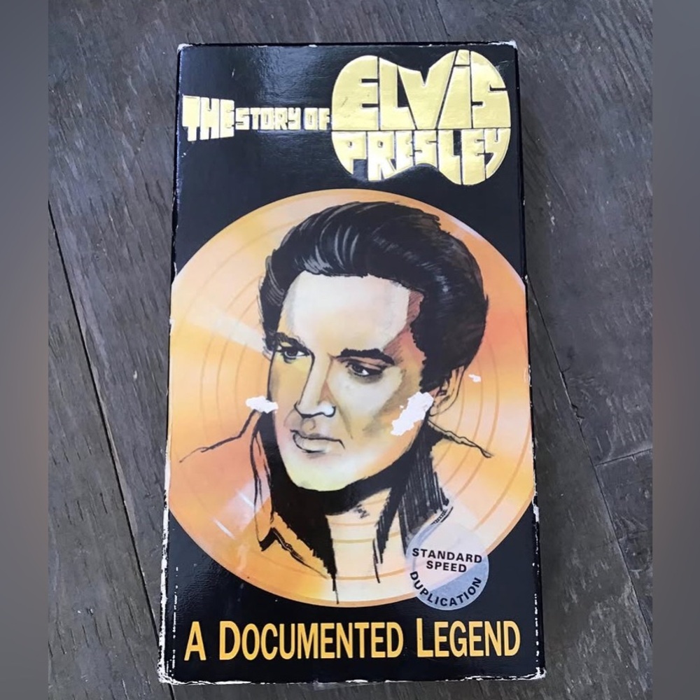 1990 The story of E L V I S Presley a documented legend vhs